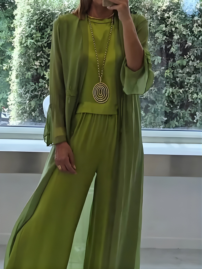 Faelina™ — Ensemble trois pièces élégant fluide