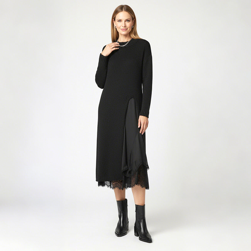Françoise™ | Ensemble robe + pull chaud et élégant