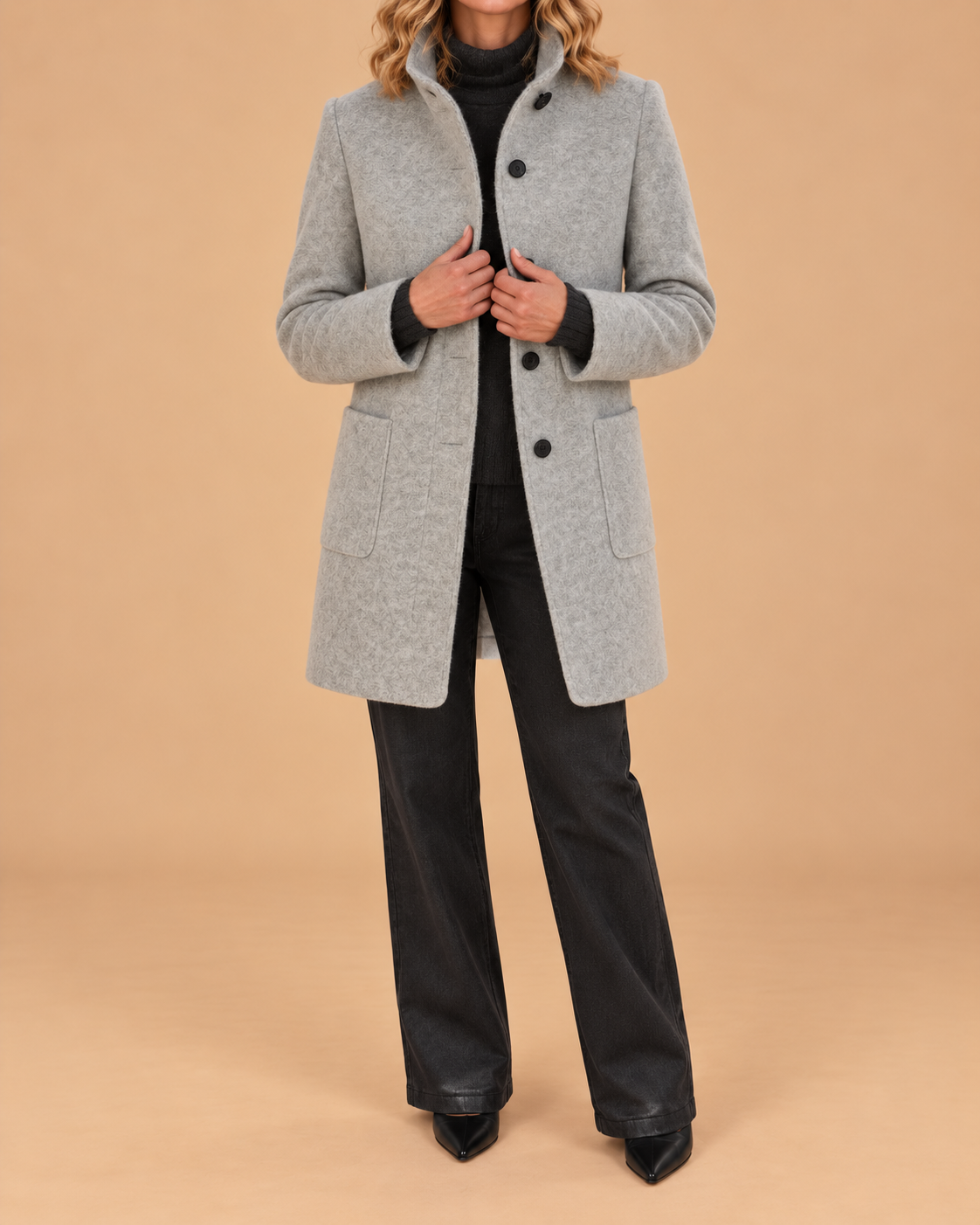 Lidiane™ | La veste à col haut élégante et réconfortante