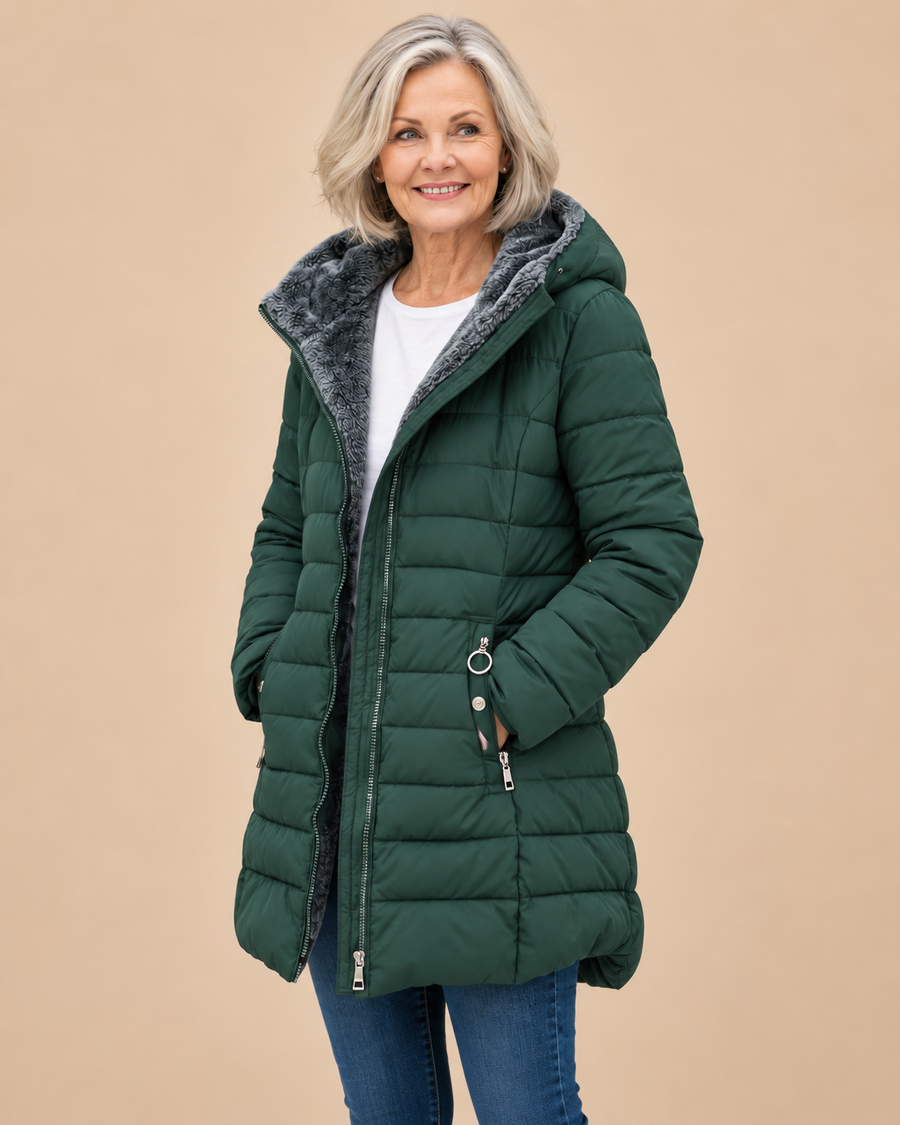 Marguerite™ — Veste matelassée chaude confortable élégante