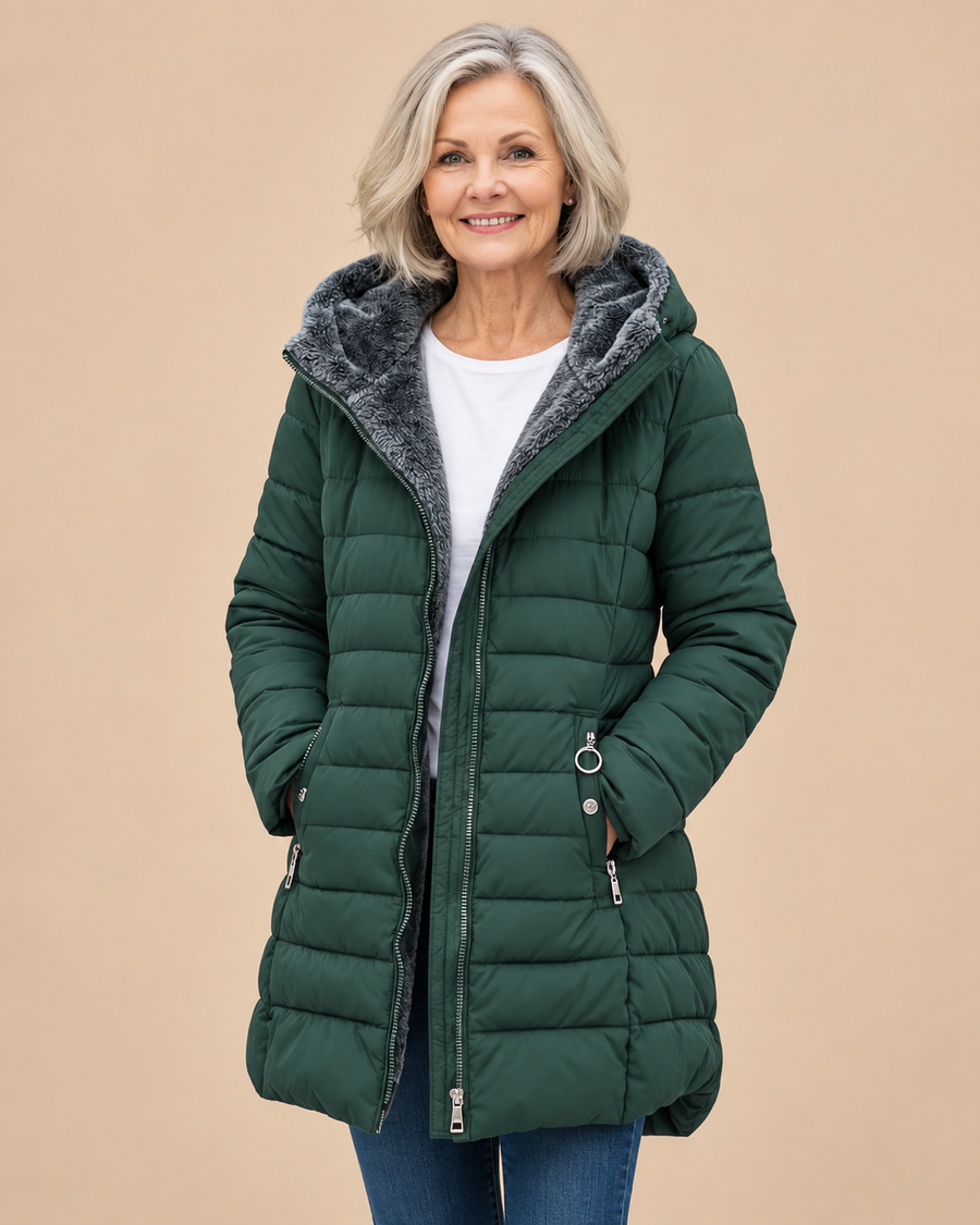 Marguerite™ — Veste matelassée chaude confortable élégante