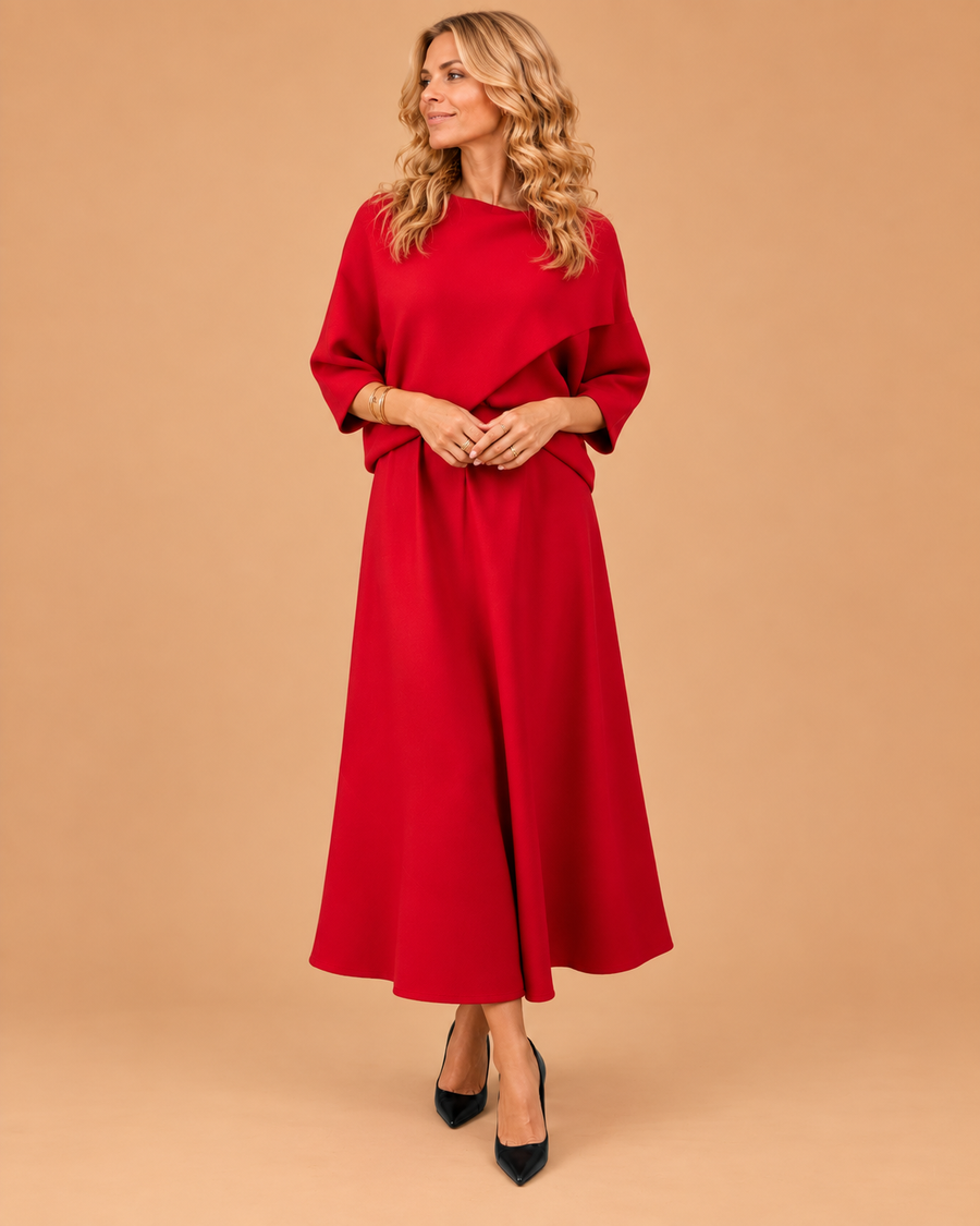 Soléanne™ — Robe longue fluide élégante moderne