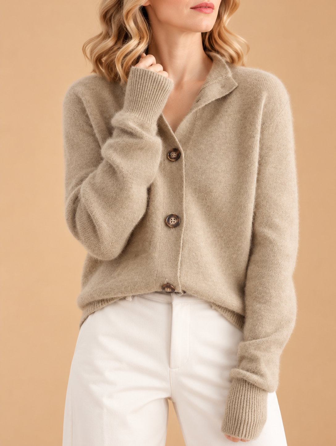 Annie - Chic Gilet En Cachemire