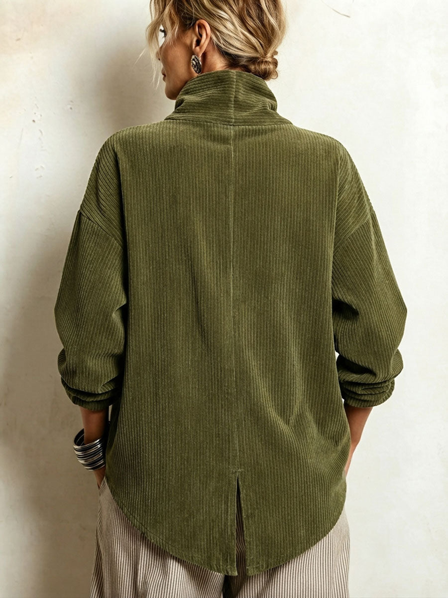 Colette | Pull en Velours Côtelé